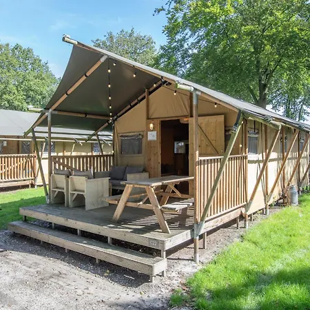 Luxury tent Safari Tent With Bathroom, On A In De Maasduinen