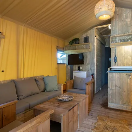 Safari Tent With Bathroom, On A In De Maasduinen