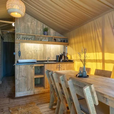 Safari Tent With Bathroom, On A In De Maasduinen Luxury tent *