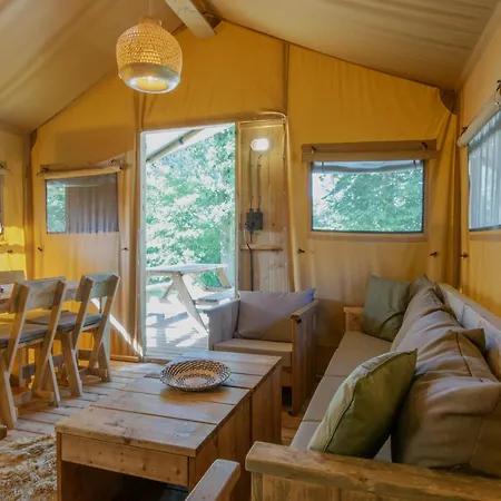 Safari Tent With Bathroom, On A In De Maasduinen