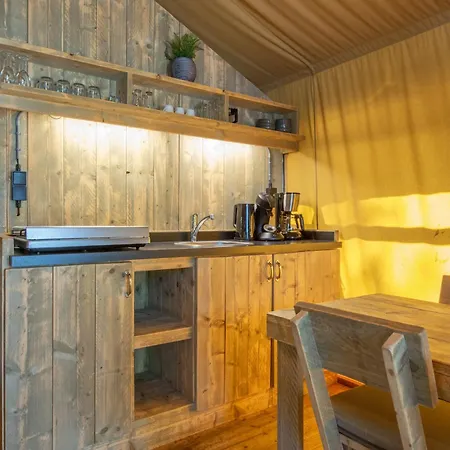 Safari Tent With Bathroom, On A In De Maasduinen Luxury tent *